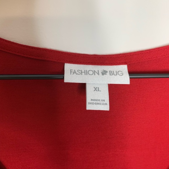 Fashion Bug • long sleeve rose blouse - Picture 3 of 6